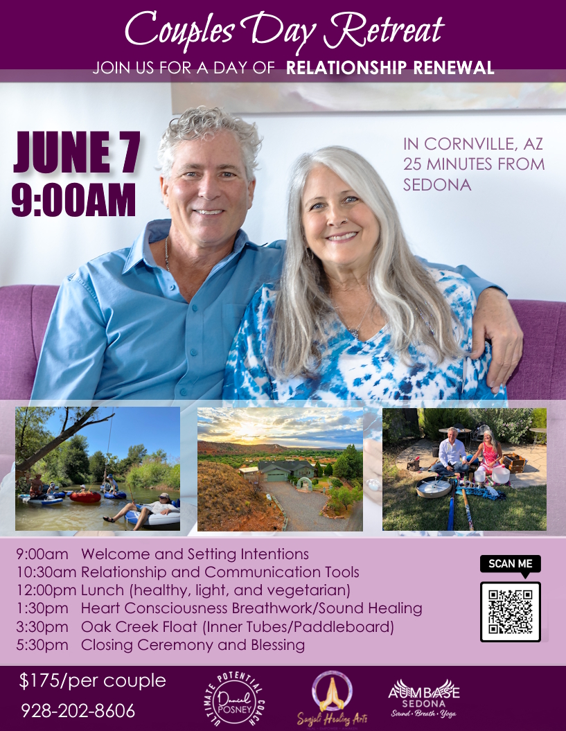 Couples Day Retreat in Cornville with Daniel Posney and Valerie Irons 2025