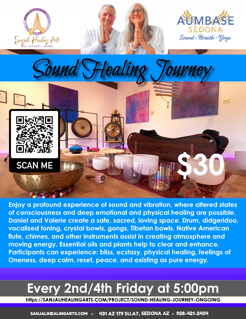 Sound Healing Journey in Sedona with Daniel Posney and Valerie Irons