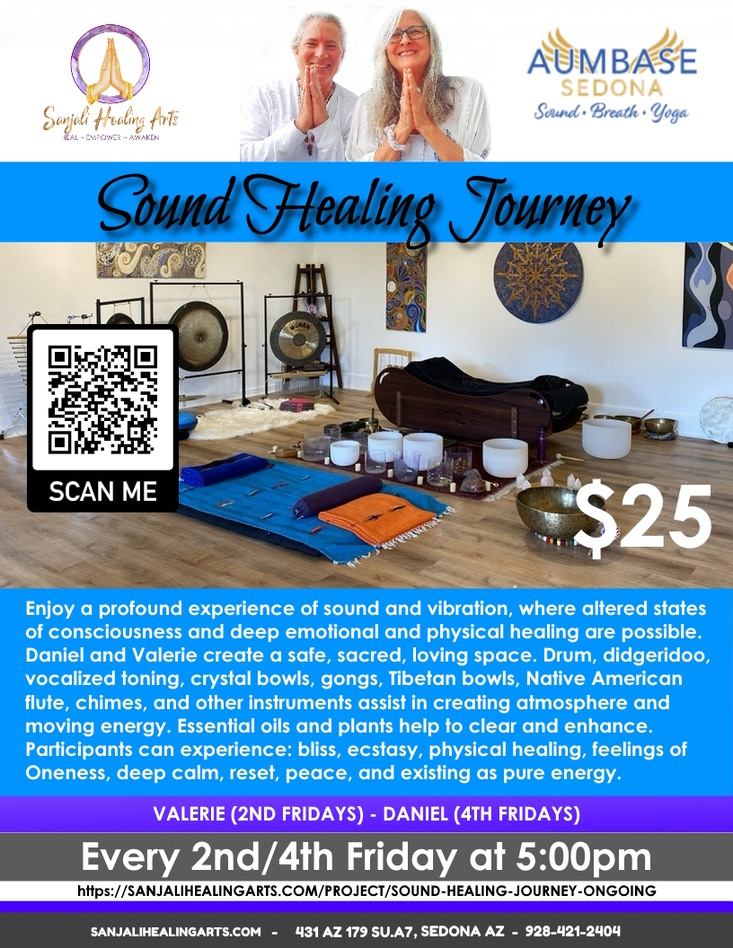 Sound Healing Journey in Sedona with Daniel Posney and Valerie Irons